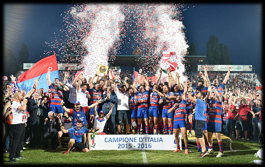 Eccellenza Winners Rugby Rovigo 2016